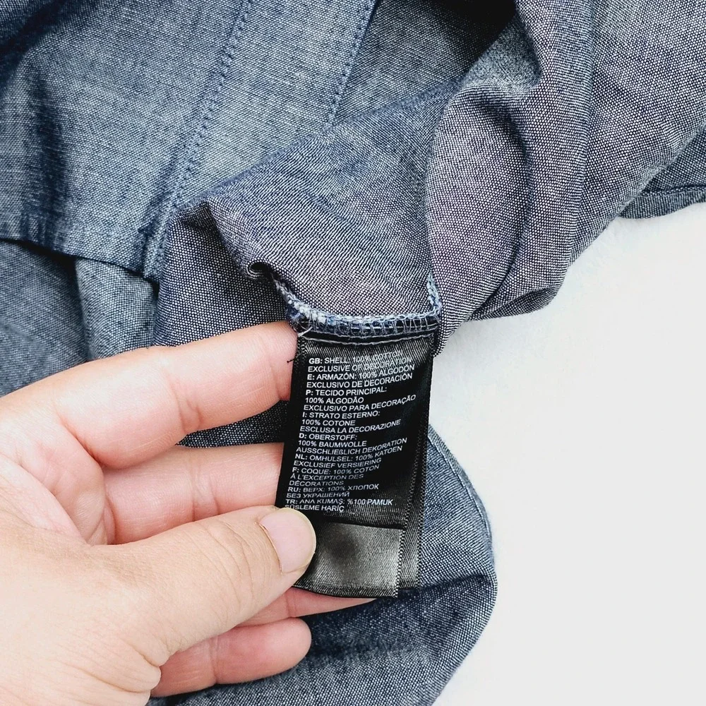 The North Face chambray shirt